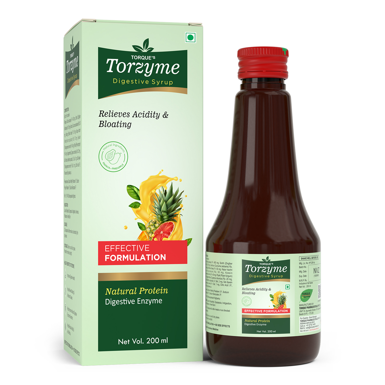 TORQUE TORZYME SYRUP 200ML (NEW)